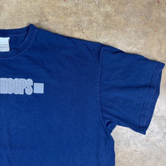 Nike Hoops T-Shirt Men’s 2XL Navy Blue‎ 03 Basketball Graphic Tee Vintage Y2K - Picture 4 of 13